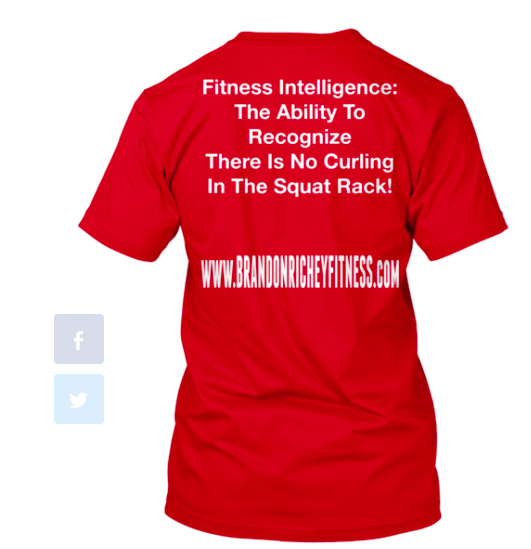 No Curling In The Squat Rack T-Shirt