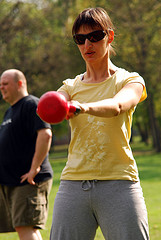 Real Women Swing Kettlebells!