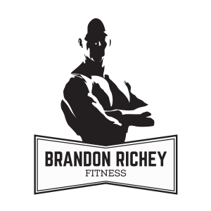 Brandon Richey Fitness ghost man logo on display for the bodyweight workouts 